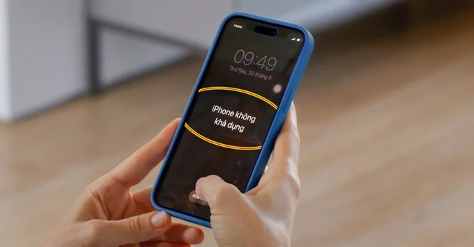 iPhone không khả dụng: Nguyên nhân và 8 cách khắc phục nhanh chóng